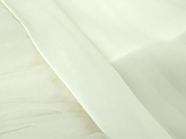 平和屋本店●極上　ドレス　婚礼　結婚式　披露宴　花嫁　演奏会　発表会　ステージ　ミニ丈　チュール　レース　逸品　DZAA12350kh6