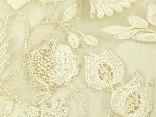 平和屋本店●極上　ウェディングドレス　婚礼　結婚式　披露宴　花嫁　演奏会　発表会　ステージ　刺繍　レース　逸品　DZAA12360kh6
