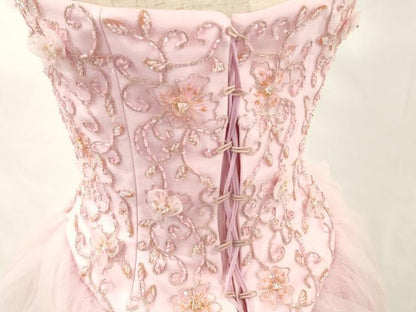 平和屋本店●極上　カラードレス　婚礼　結婚式　披露宴　花嫁　演奏会　発表会　ステージ　FANCY　ビーズ　レース　逸品　DZAA12364kh6
