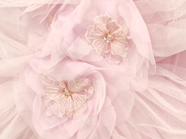 平和屋本店●極上　カラードレス　婚礼　結婚式　披露宴　花嫁　演奏会　発表会　ステージ　FANCY　ビーズ　レース　逸品　DZAA12364kh6