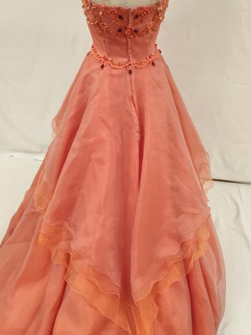 平和屋本店●極上　カラードレス　婚礼　結婚式　披露宴　花嫁　演奏会　発表会　ステージ　ホルターネック　ビーズ　逸品　DZAA12388kh6