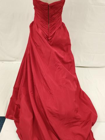 平和屋本店●極上　カラードレス　婚礼　結婚式　披露宴　花嫁　演奏会　発表会　ステージ　ビスチェ　レッド　逸品　DZAA12389kh6
