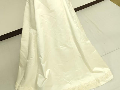 平和屋本店●極上　ウェディングドレス　婚礼　結婚式　披露宴　花嫁　刺繍　ビーズ　逸品　DZAA12395kh6