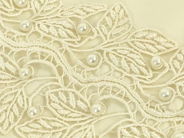 平和屋本店●極上　ウェディングドレス　婚礼　結婚式　披露宴　花嫁　刺繍　ビーズ　逸品　DZAA12395kh6