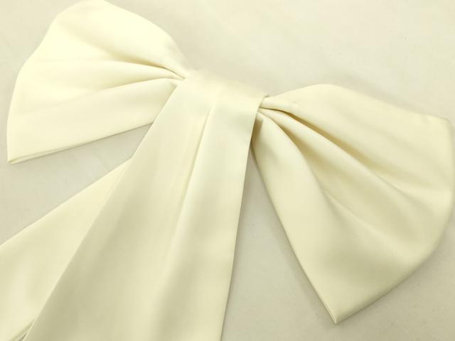 平和屋本店●極上　ウェディングドレス　婚礼　結婚式　披露宴　花嫁　リボン　ビーズ　レース　チュール　逸品　DZAA12400kh6