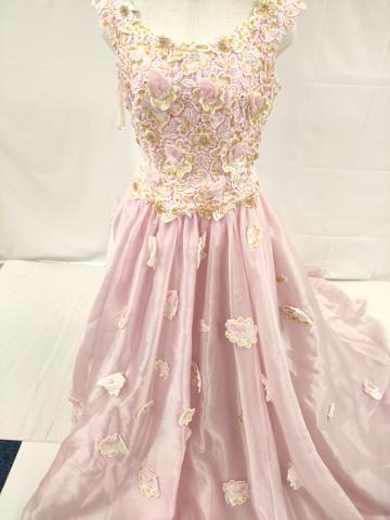 平和屋本店●極上　カラードレス　婚礼　結婚式　披露宴　花嫁　演奏会　発表会　ステージ　ビーズ　刺繍　逸品　DZAA12402kh6