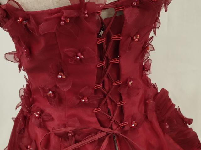 平和屋本店●極上　カラードレス　婚礼　結婚式　披露宴　花嫁　演奏会　発表会　ステージ　essai　ビーズ　レース　逸品　DZAA12405kh6