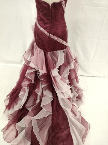 平和屋本店●極上　カラードレス　婚礼　結婚式　披露宴　花嫁　演奏会　発表会　ステージ　MICHAEL MERNER　フリル　逸品　DZAA12415kh6