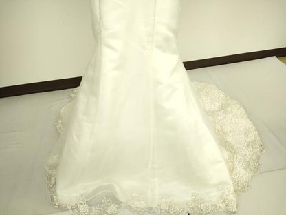 平和屋本店●極上　ウェディングドレス　婚礼　結婚式　披露宴　花嫁　ビーズ　スパンコール　レース　チュール　逸品　DZAA12421kh6