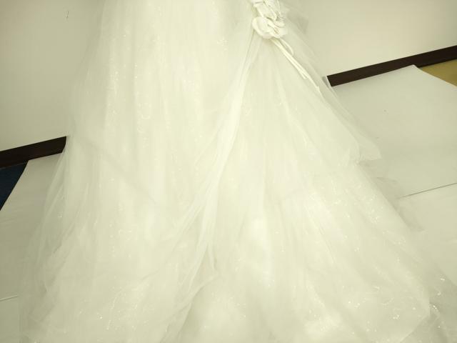 平和屋本店●極上　ウェディングドレス　婚礼　結婚式　披露宴　花嫁　チュール　ストーン　ビーズ　逸品　DZAA12426kh6