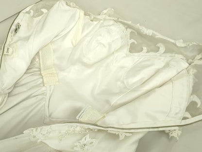 平和屋本店●極上　ウェディングドレス　婚礼　結婚式　披露宴　花嫁　ORNER　ビーズ　レース　刺繍　チュール　逸品　DZAA12427kh6