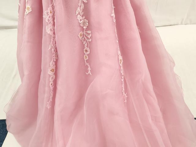 平和屋本店●極上　カラードレス　婚礼　結婚式　披露宴　花嫁　演奏会　発表会　ステージ　essai　ビーズ　チュール　逸品　DZAA12435kh6