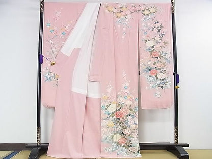 平和屋本店■極上　振袖　友禅　作家物　吉祥花文　逸品　DZAA1296kh4 - 平和屋