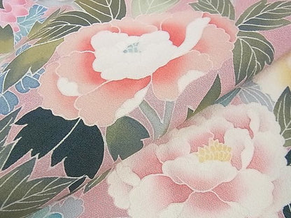 平和屋本店■極上　振袖　友禅　作家物　吉祥花文　逸品　DZAA1296kh4 - 平和屋