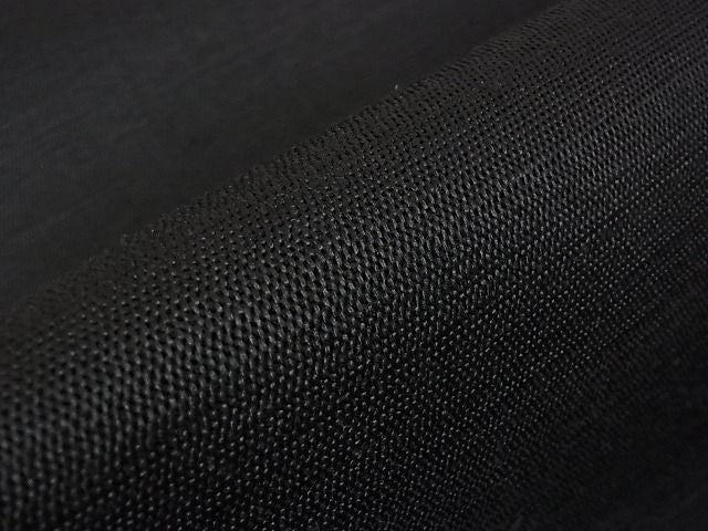 平和屋本店■極上　本場黄八丈　黒八丈　手織　紬　西篠謹一作　八寸名古屋帯　証紙付き　逸品　未使用　DZAA1406kh4 - 平和屋