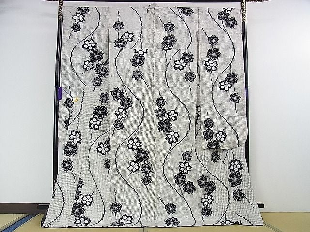 平和屋本店■極上　本疋田絞り　振袖　舞花文　さが美扱い　逸品　DZAA1464kh4 - 平和屋