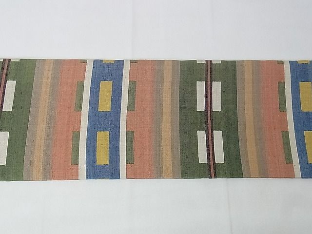 平和屋本店■超希少　人間国宝　重要無形文化財保持者　佐々木苑子　九寸名古屋帯　紬地　逸品　DZAA1611kh4 - 平和屋