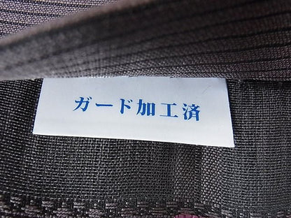 平和屋本店■極上　両面全通柄袋帯　弥栄織物　スリーシーズン帯　格子　唐草文　逸品　DZAA1613kh4 - 平和屋