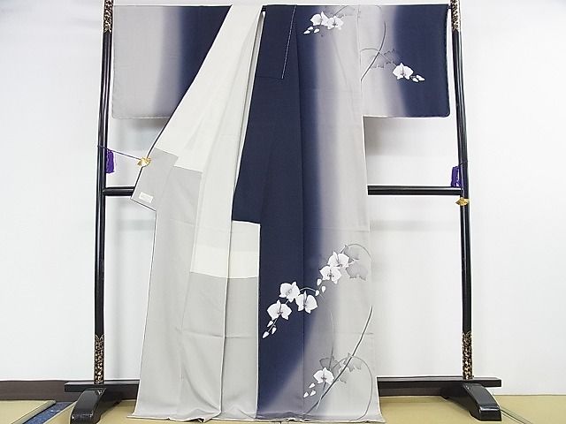 平和屋本店■極上　京都の名門ブランド　銀花仙　訪問着　胡蝶蘭　暈し染め　逸品　未使用　DZAA1670kh4 - 平和屋