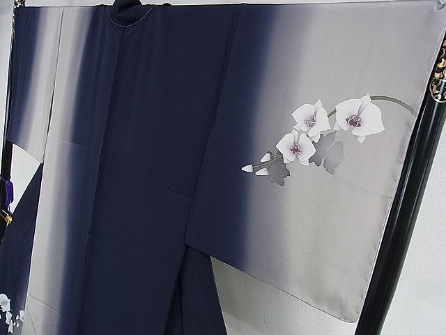 平和屋本店■極上　京都の名門ブランド　銀花仙　訪問着　胡蝶蘭　暈し染め　逸品　未使用　DZAA1670kh4 - 平和屋