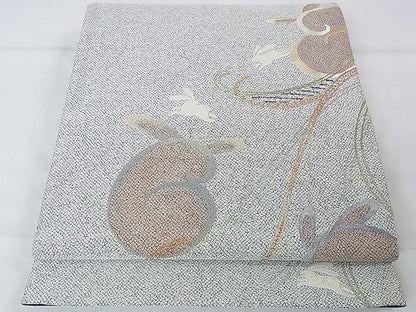 平和屋本店■極上　中国人間国宝　将雪英　中国三大刺繍　相良刺繍　六通柄袋帯　飛兎　金銀糸　逸品　未使用　DZAA1695kh4 - 平和屋