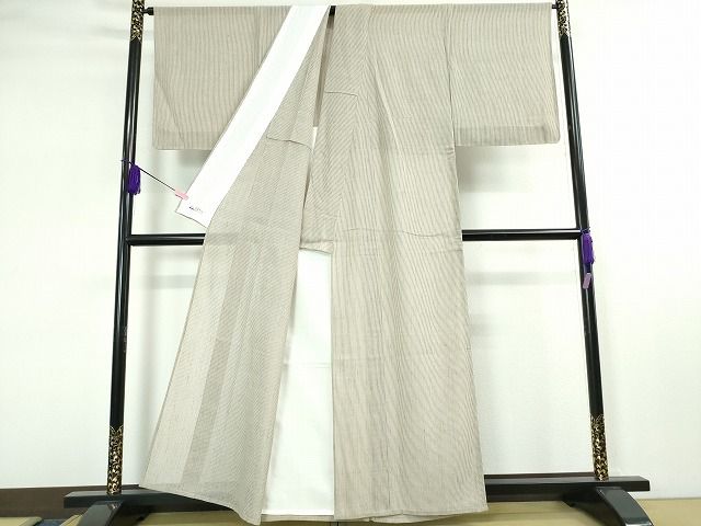 平和屋本店■極上　夏物　結城紬　夏結城　奥順謹製　はたおり娘　中山さツ子作　やまと誂製　証紙付き　逸品　未使用　DZAA1752kh4 - 平和屋