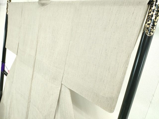 平和屋本店■極上　夏物　結城紬　夏結城　奥順謹製　はたおり娘　中山さツ子作　やまと誂製　証紙付き　逸品　未使用　DZAA1752kh4 - 平和屋