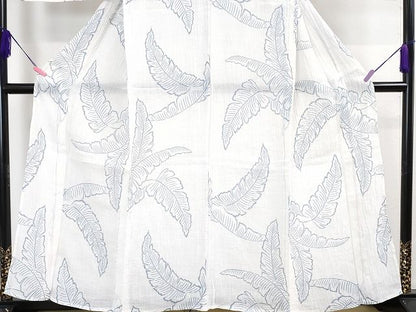平和屋本店■極上　夏物　小千谷ちぢみ　麻　芭蕉柄　逸品　DZAA1774kh4 - 平和屋