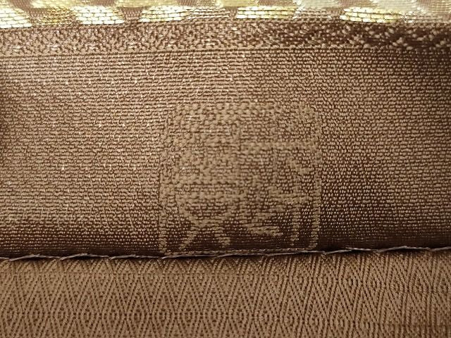 平和屋本店■最高級　人間国宝　北村武資　煌彩錦　六通柄袋帯　入子菱　金銀糸　共箱・色紙付き　逸品　DZAA1791kh4 - 平和屋