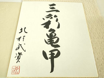 平和屋本店■最高級 夏物 人間国宝 北村武資 羅 八寸名古屋帯 三彩亀甲 小大丸　薄卵色地　色紙・たとう紙付き　逸品　未使用　DZAA1870kh4 - 平和屋