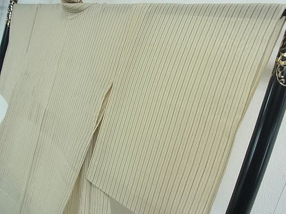 平和屋本店■極上　夏物　本塩沢　夏塩沢　縞　星野謹製　証紙付き　逸品　DZAA1936kh4 - 平和屋