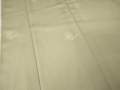 平和屋本店■極上　本塩沢　単衣　草花文　白新染織　証紙付き　逸品　DZAA1951kh4 - 平和屋