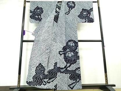 平和屋本店■極上　夏物　浴衣　有松鳴海絞り　風鈴　綿　逸品　DZAA20003kh5