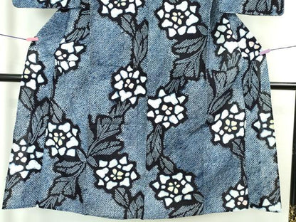 平和屋本店■極上　夏物　浴衣　有松鳴海絞り　草花文　綿　逸品　DZAA20004kh5