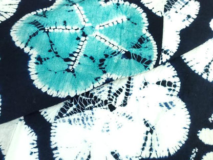平和屋本店■極上　夏物　浴衣　有松鳴海絞り　舞花文　綿　三越扱い　逸品　DZAA20136kh5