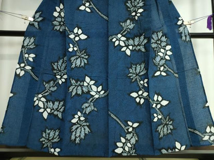 平和屋本店■極上　夏物　浴衣　有松鳴海絞り　草花文　綿　逸品　DZAA20137kh5