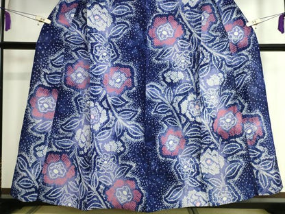 平和屋着物∴極上 夏物 浴衣 有松鳴海絞り 草花文 綿 逸品 DZAA20144kh5