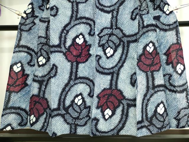 平和屋着物∴極上 夏物 浴衣 有松鳴海絞り 花唐草文 綿 逸品 DZAA20151kh5