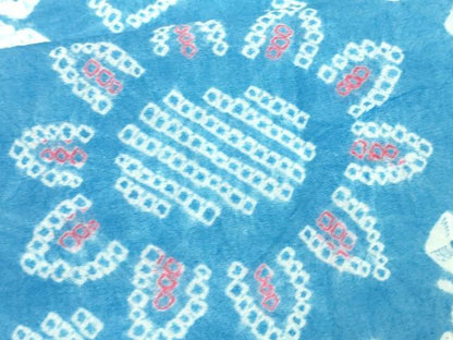 平和屋本店■極上　夏物　浴衣　有松鳴海絞り　向日葵　ひまわり　綿　逸品　DZAA20152kh5