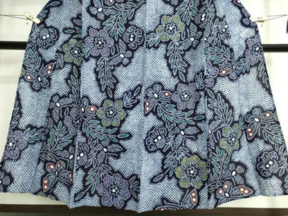 平和屋着物∴極上 夏物 浴衣 有松鳴海絞り 舞蝶草花文 綿 逸品 DZAA20154kh5