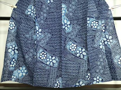 平和屋着物∴極上 夏物 浴衣 有松鳴海絞り 流水短冊花文 綿 逸品 DZAA20156kh5