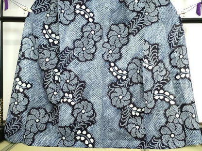 平和屋着物∴極上 夏物 浴衣 有松鳴海絞り 草花文 綿 逸品 DZAA20181kh5