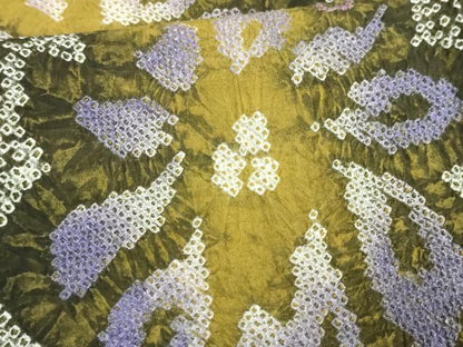 平和屋着物∴極上 夏物 浴衣 有松鳴海絞り 草花文 綿 逸品 DZAA20194kh5