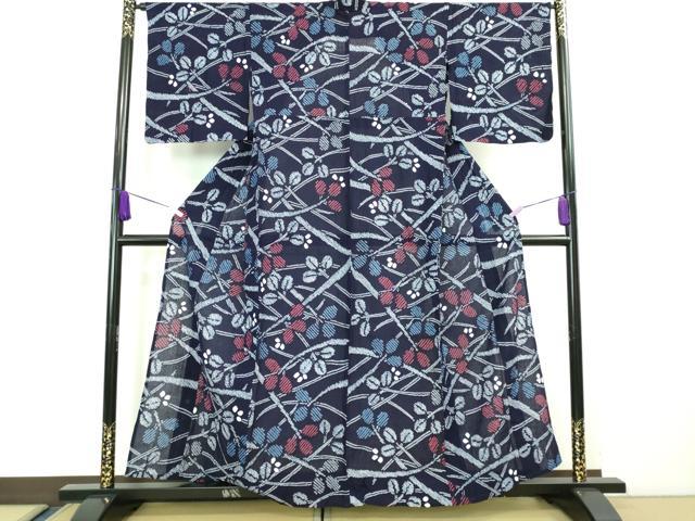平和屋着物∴極上 夏物 浴衣 有松鳴海絞り 萩 綿 逸品 DZAA20233kh5