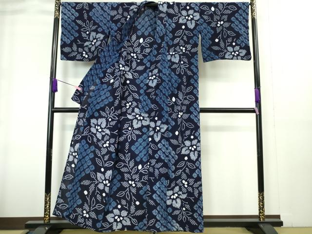 平和屋着物∴極上 夏物 浴衣 有松鳴海絞り 花間道 綿 逸品 DZAA20253kh5