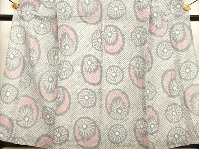 平和屋着物∴極上 夏物 浴衣 有松鳴海絞り 舞花文 綿 逸品 未使用 DZAA20270kh5
