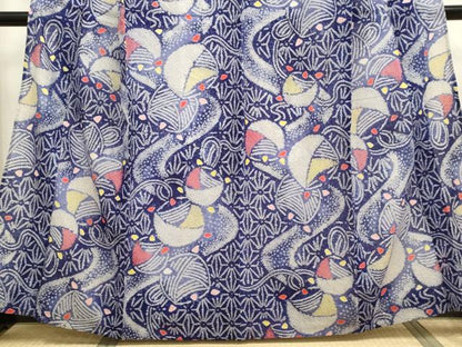 平和屋着物∴極上 夏物 浴衣 有松鳴海絞り 糸巻き 綿 逸品 DZAA20277kh5