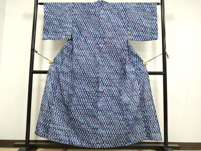 平和屋着物∴極上 夏物 浴衣 有松鳴海絞り 霞文 綿 逸品 DZAA20278kh5
