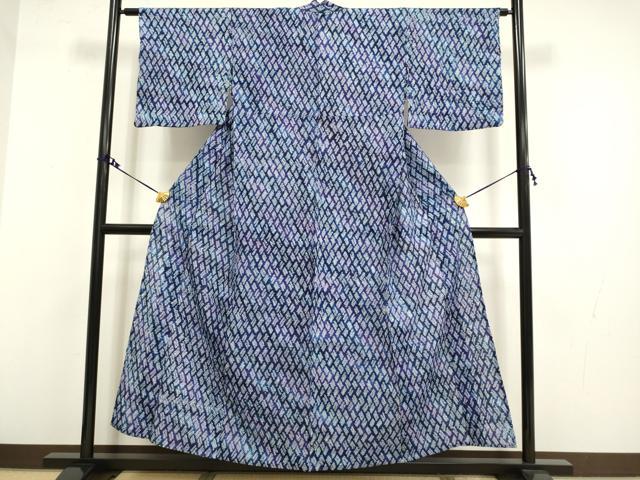 平和屋着物∴極上 夏物 浴衣 有松鳴海絞り 霞文 綿 逸品 DZAA20278kh5