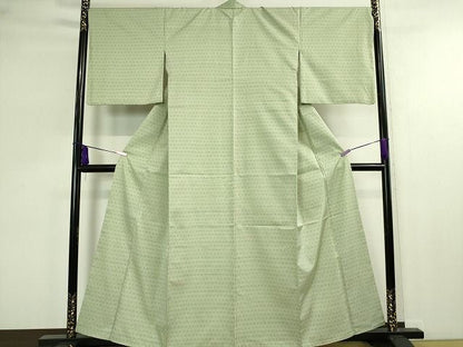 平和屋本店■最高級　人間国宝　北村武資　経錦　花菱　白緑色地　逸品　DZAA2051kh4 - 平和屋